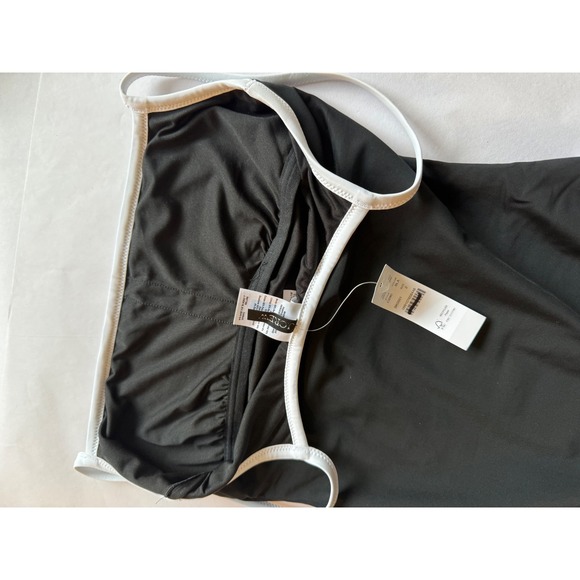 J.Crew Contrast straight-neck one-piece Swim NWT Size 2 - Picture 5 of 8